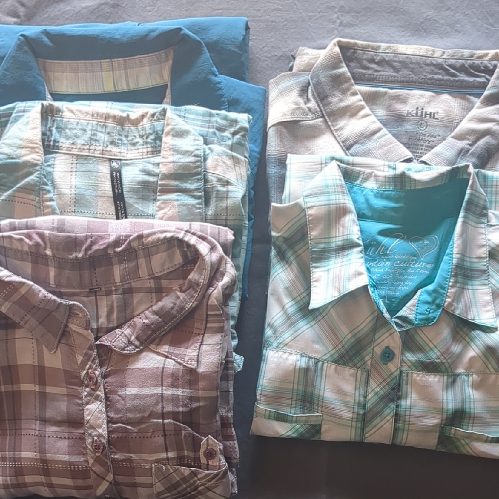 Kuhl five large shirts